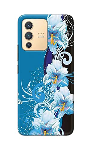 Image of PRINTFIDAA Beautiful Floral Design Printed Designer Hard Case for Vivo V23 5G Back Cover -(e) RPM1006