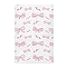 Baby Crib Sheet Pink Bows Ribbons Crib Mattress for Boys and Girls Playard Sheet Soft Breathable Fitted Baby Mattress Cover 52x28in