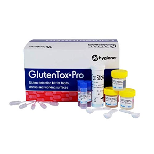 Hygiena GlutenTox Pro Gluten Detection Kit for Foods, Beverages, and Surfaces (25 Tests) : Industrial & Scientific