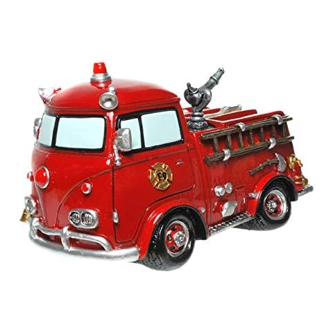 Retro Fire Engine Money Box for Savings Cover