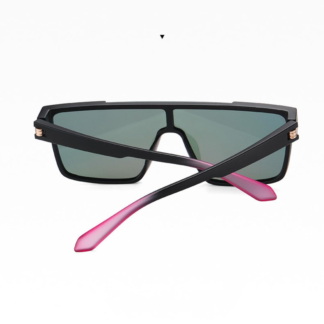 Okulary przeciwsłoneczne TR90 Fashion z polaryzacją i półramką, powłoka lustrzana, okulary przeciwsłoneczne do jazdy samochodem, UV400
