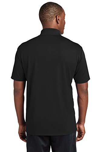 Polo Sport-Tek Unisex PosiCharge RacerMesh de manga corta con cuello, camiseta casual para hombre y mujer, ideal para trabajo y golf miniatura 2
