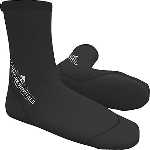 Nordic Essentials Beach Socks (1 Pair) Wear in Sand, Playing Volleyball & Soccer - Kids, Women & Men - 1 Year Warranty (Black, Large) Cover