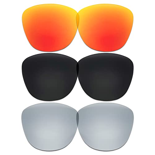 Lentilles Oakley Moonlighter pour remplacer vos verres rayés 3 couleurs