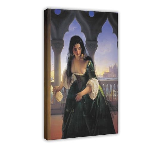Accusa Segreta Francesco Hayez tableau romantique émotion décoration murale
