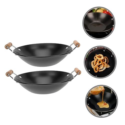 Set Wok de Acero Inoxidable Antidesbordante 2 piezas miniatura 6