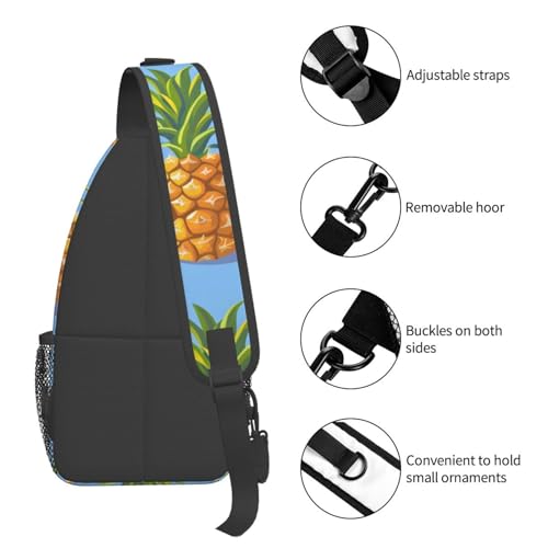 Bolso Sling Ligero con Estampado de Piñas para Viaje miniatura 5