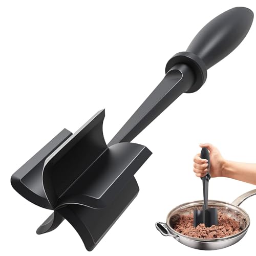 Meat Chopper Masher Multifunctional Heat Resistant Cookware for Hamburger Minced Meat Butter Potato
