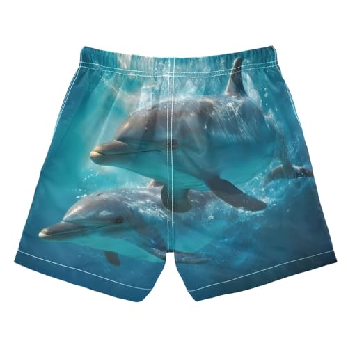 Boys Swim Trunks Whale Nautical Ocean Coastal Toddler Swim Shorts Beach Board Shorts Swimsuit2