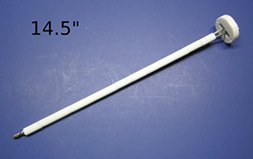 14.5" Long High Temperature k-type Thermocouple Sensor Ceramic Kiln Furnace with Connector Plate