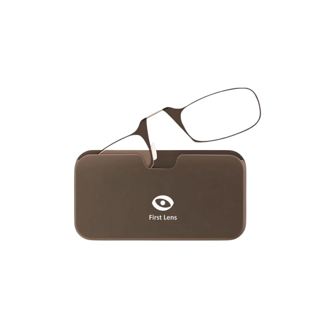 First Lens Ultra Thin Nose Clip Compact Reading Glasses – Brown +250 (B0D57DZFHQ) Amazon Price History, Amazon Price Tracker
