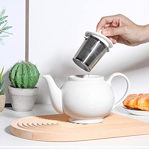Comsaf Porcelain Teapot With Removable Infuser And Lid thumb #6
