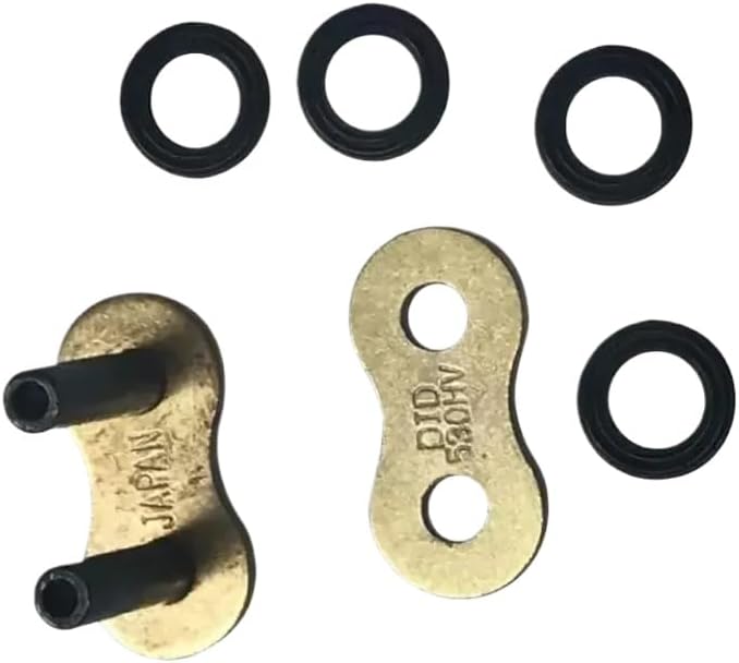 4 Pcs Motorcycle 520 Oil Seals Chain Master Links Compatible With CBR CR CB CFR Universal Size Models