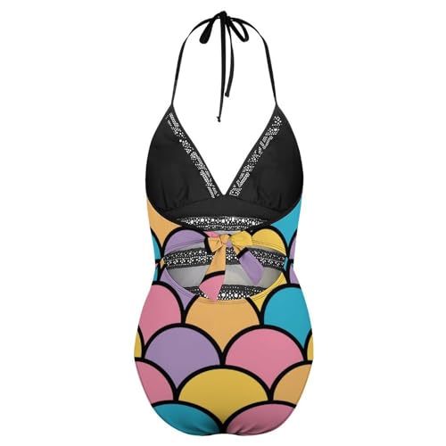 Monokini queue de sirène pour cours de natation et soirées piscine - 5