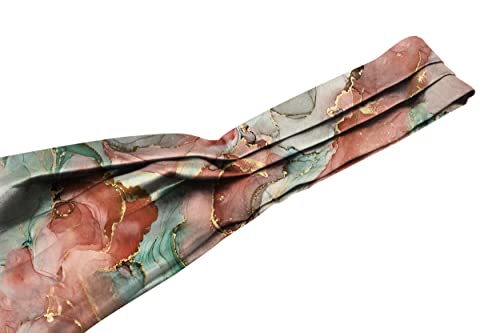 Image of BLACKSMITH Jacquard Microfiber Neckwear Ascot and Matching Pocket Square Set for Men