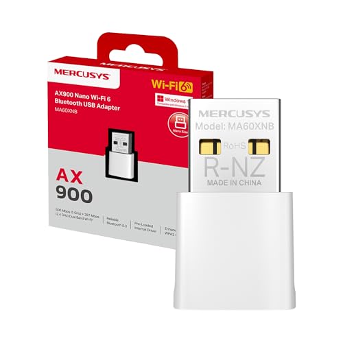 Mercusys TP-Link MA60XNB AX900 WiFi 6 USB, Bluetooth 5.3, Chiavetta