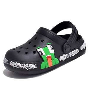 Boys and Girls Cute Clogs Cartoon Garden Toddler Clogs Slippers Indoor and Outdoor Children’s Anti-Slip Water Shower Beach Pool Sandals