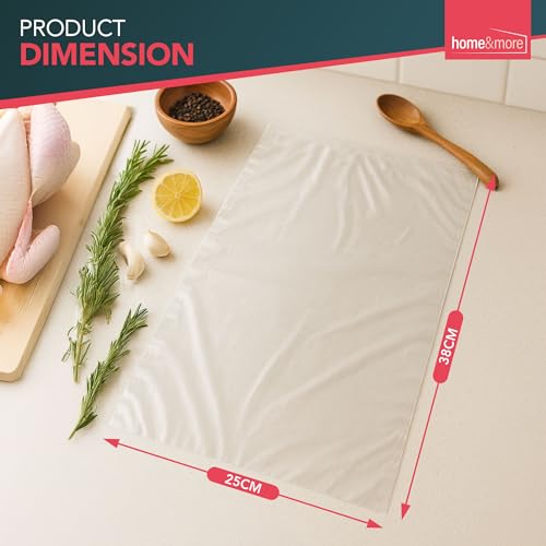 SOL 24pk Roasting Bags for Oven Ties Included - 38x25cm Multi-Purpose Cooking Bags for Chicken, Turkey, Meat & Fish - Oven-Safe Turkey Roasting Bags