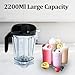 Blender Pitcher 64oz Low-Profile, Compatible with 750 5300 5200 5000 7500 6300 Vm0102 Vm0103 Vm0197 E310 G/Classic C/Explorian/Commercial series etc