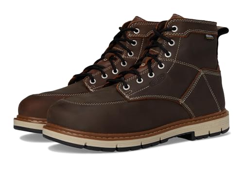 KEEN Utility Men's San Jose 6” Alloy Toe Waterproof 90 Degree Heel Work Boots