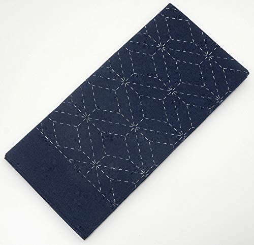 Image of DARUMA Sashiko Sampler Original Cloth Navy Color (Triple Diamond)
