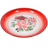 Assiettes en émail – elles peuvent être utilisées pour la fête du printemps, thanksgiving, le nouvel an, les réunions de famille, le thé de l'après-midi, plat en émail vintage