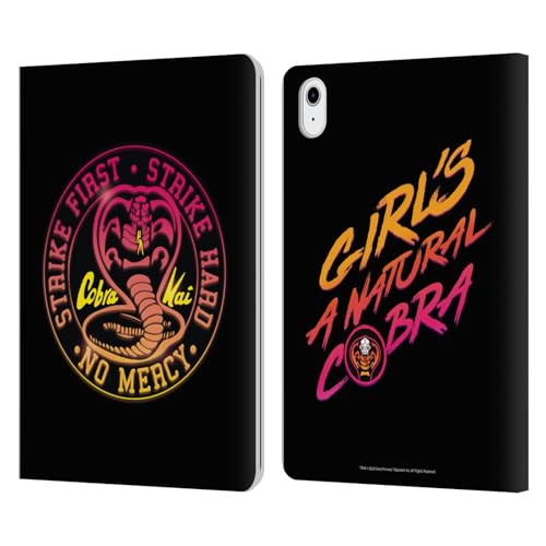 Étui en cuir Cobra Kai iPad Air 11 rabat magnétique et porte-cartes