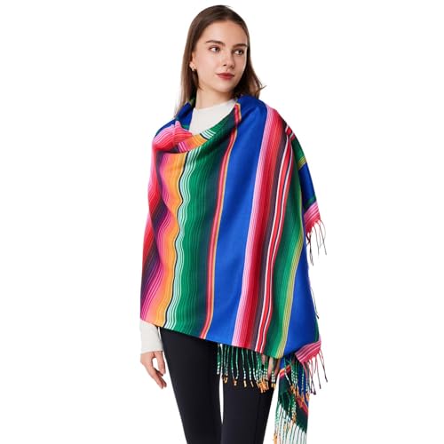 WOODLAND WREATH Pashmina Shawls and Wraps, Serape...