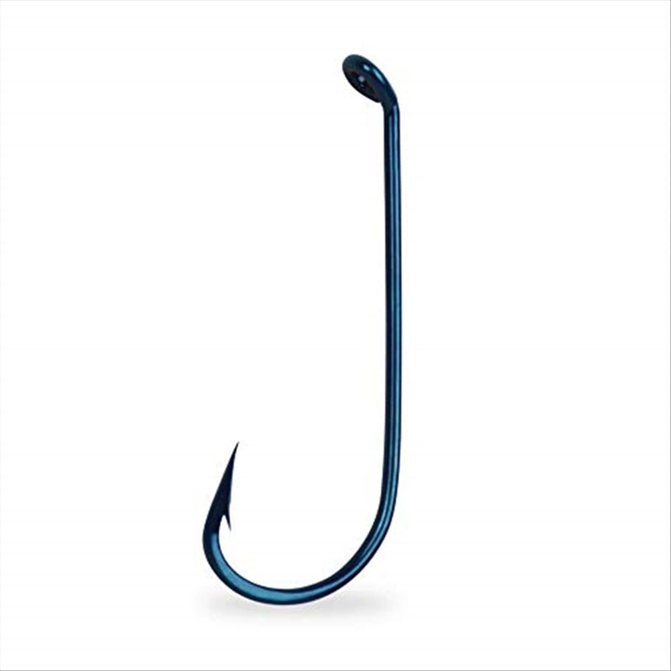 Mustad Virginia Hook, Hollow Point, Down Eye - Blued 4