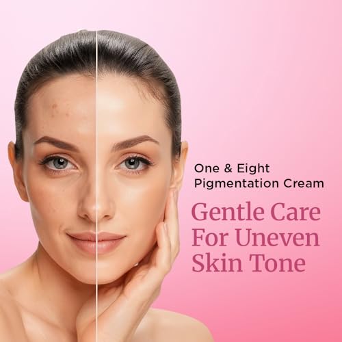 Image of Giosun One&Eight Pigmentation Cream for Face | Ayurvedic Dark Spot, Tan & Blemish Removal Cream with Manjistha, Amla & Papaya | Brightens & Hydrates Skin | For All Skin Types | 50g