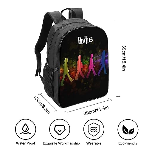 The Beatles Sac à Dos Pour Enfant Avec Poche Cachée Sur Le Côté Et Design Respirant Motif De Rock Band – Pour Filles Et Garçons 16inch - Les Beatles, Paul McCartney, John Lennon, RIngo Starr, George Harrison The Beatles Sac à Dos Pour Enfant Avec Poche Cachée Sur Le Côté Et Design Respirant Motif De Rock Band - Pour Filles Et Garçons 16inch – Image 5