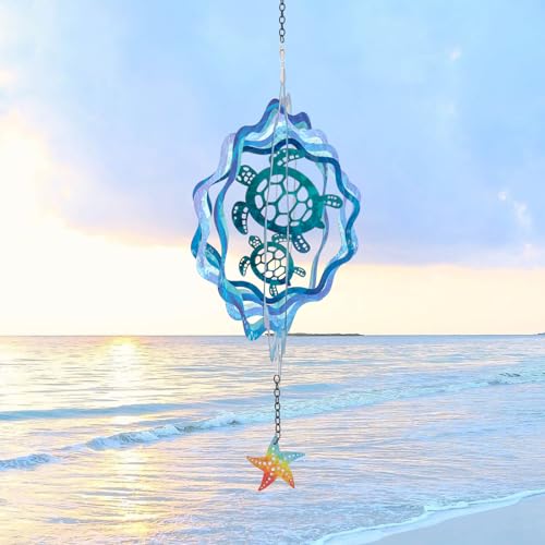 Sea Turtle Hanging Wind Spinners