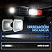 HOEDUI 7x6-inch Headlight Housing, for cars, trucks, and vans Includes H4 and H13 adapters. Plug-and-play，5x7 7x6 Clear Glass Lens Headlights Housing. Replaces H6054, H6052, H6014 2pcs