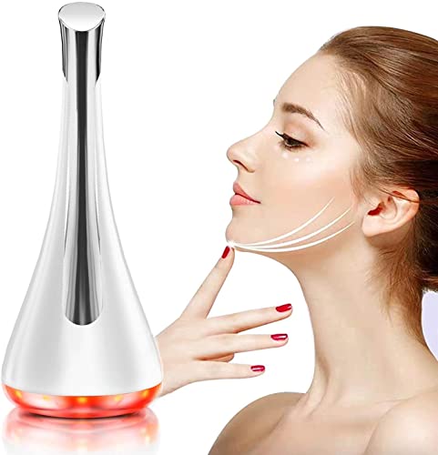 AILEDA Masaje de ojos, masajeador ocular, dispositivo de belleza, cuidado facial, 2 en 1 multifunción LED favorece la absorción de esencia Cover