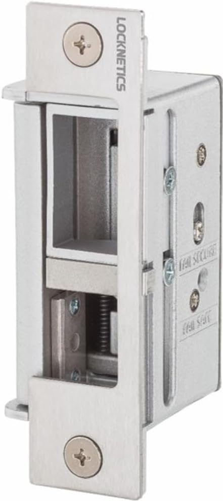 Locknetics MDS100 US32D Electric Strike, 1" (25mm) Latch Throw with 1/8" (3mm) Door Gap, 1500 lbs Static Strength, 70 ft-lbs Dynamic Strength, 250000 Cycles Endurance Rating, 12/24 VDC, Surface-Mount