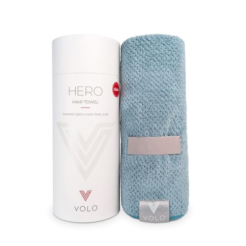 VOLO Hero Hair Towel Tube - Absorbent Quick Dry Nanoweave - Pebble