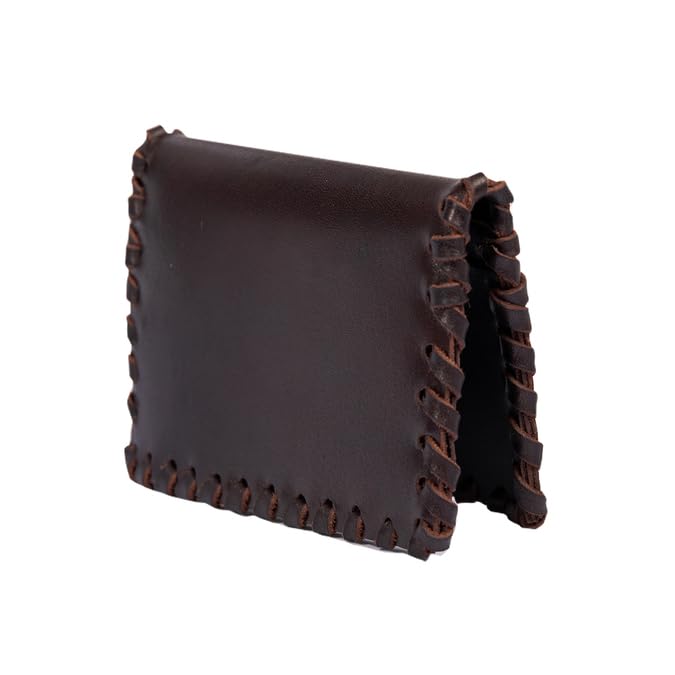 Tarjetero de cuero hecho a mano para mujer y hombre | Cartera pequeña para tarjetas | Hecho a Mano en España