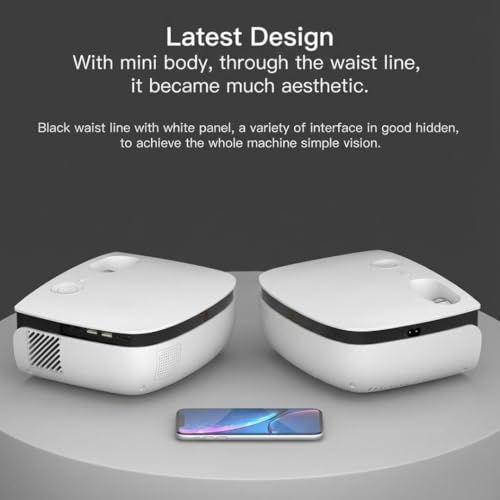 Image of TONZO LS-215 HD Projector | 720p Native, 1080p Supported | 4000 Lumens | 150 inch Display | Wi-Fi, USB, HDMI | Home, Office, School Theater Use | Keystone Adjustment