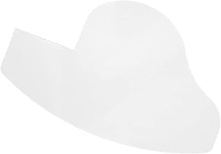 Guia de modelo de corte de cabelo para barba Ferramenta premium para modelar barba, ferramenta de alinhamento de cabelo, guia de estêncil para corte de cabelo para homens, barbeiro, modelagem, barbear, aparar, cortar o cabelo, kit de cuidados para a casa para homens