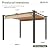 Aoxun 10'x12' Outdoor Pergola, Heavy Duty Metal Frame Patio Pergola with Adjustable Retractable Sun Shade Canopy, Modern Backyard Pergola for Garden, Deck, Patio, Lawn and Outdoor