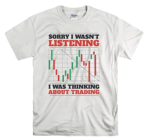 T-shirt Trading Sorry I Wasn't Listening blanc taille M unisexe pour homme et femme