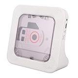 OPPWONG Desktop-CD-Player Bluetooth 5.3 mit Sechs Verschiedenen Wiedergabemodi, HiFi-Lautsprecher, LED-Display, USB-AUX-Schnittstelle, Tragbares FM-Desktop-Design, 75° Geneigt