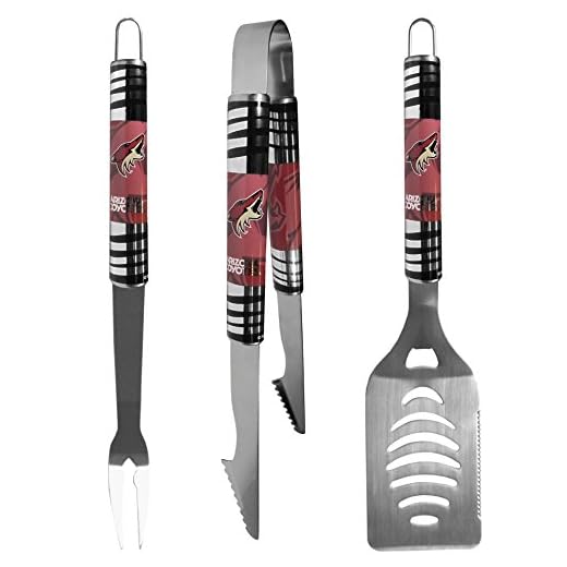 NHL Arizona Coyotes Tailgater BBQ Tool Set (3 Piece)
