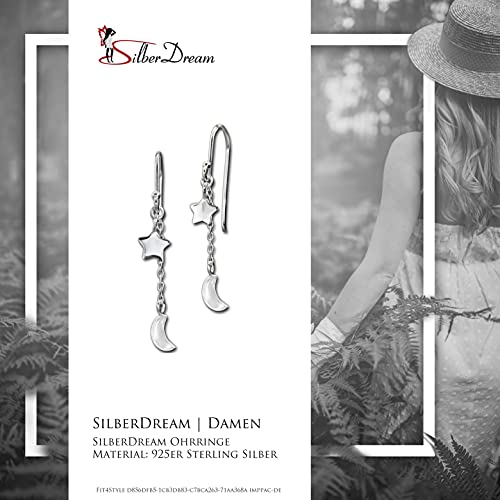 SilberDream SDO8807J - Orecchini a forma di stella...