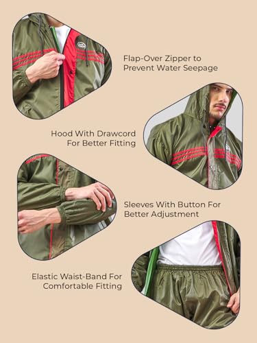 Image of LUX VENUS Reversible Rain Suit for Men.