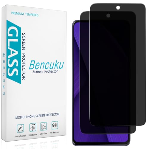Bencuku 2 Pack Privacy Screen Protector for Motorola Moto G Power 5G 2025