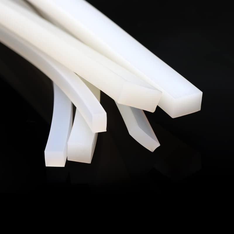 1Meter/pc Solid Silicone Rubber Sealing Strip 5mm X 5mm/10mm/15mm/20mm/30mm High Temperature Resistant Weatherstrip(10x20mm)