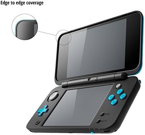 Orzly 2DSXL Screen Protectors, 6PCS 3-in-1 Dual Screen Protector Pack (3 Top + 3 Bottom) for New 2DS XL (2017 Version) - Ultra Clear Transparent PET Film Screen Protectors for New Nintendo 2DS XL