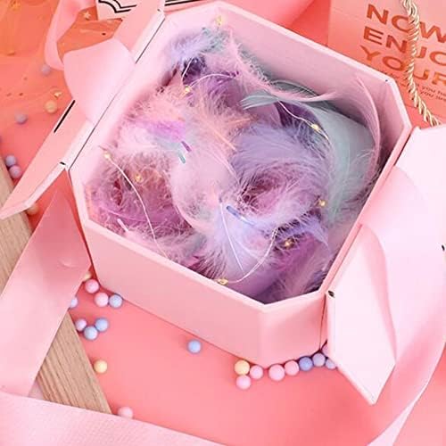HEIGOO 100 PCS Coloured Feathers,10-15cm Soft Natural Goose Feathers for Crafts,Use for Make DIY Crafts,Wall Decorations,Halloween Masks, Dream Catchers,Lighting,Bohemian Feather Garlands,Multicolor