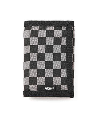 Vans Men's Slipped Trifold Wallet, Black/Gunmetal , NULL